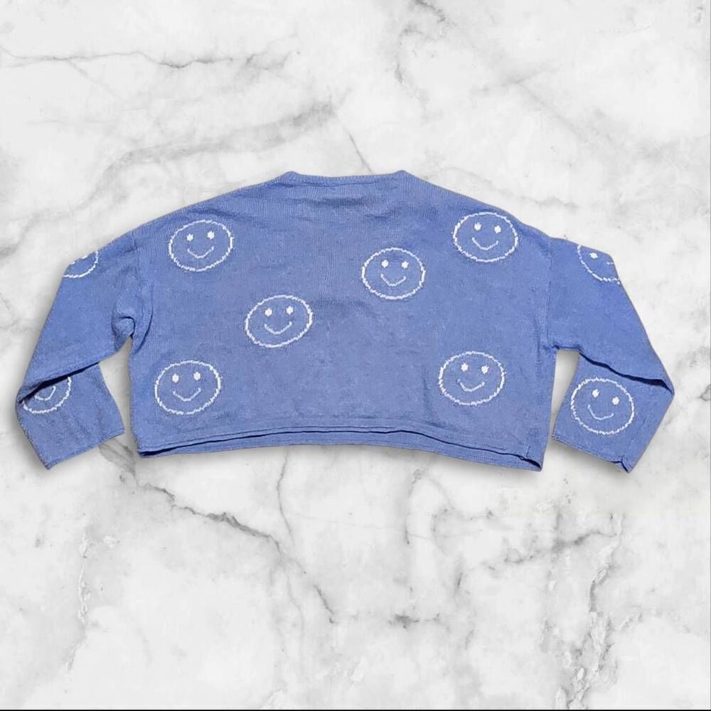 Sincerely Jules Size Small Smiley Face Cozy Long Sleeve & Pant Set - Picture 3 of 6